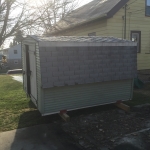 8x10 shed moved off slab